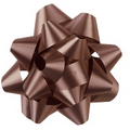 Silver Splendorette Star Bow (2"x16 Loops, 3/8" Ribbon)